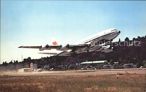 Flugzeuge Zivil CAAC Boeing 707 3J6B c n 20715 B 2404  Kat. Airplanes Avions