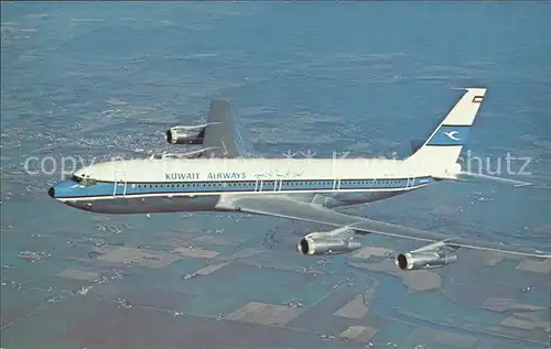 Flugzeuge Zivil Kuwait Airways Corporation Boeing 707 320 Kat. Airplanes Avions