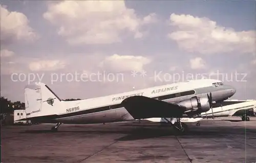 Flugzeuge Zivil Pinehurst Airlines DC 3 N6896 Kat. Airplanes Avions