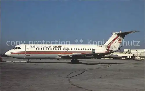 Flugzeuge Zivil Atlantic Gulf Bac 1 11 203 AE  Kat. Airplanes Avions