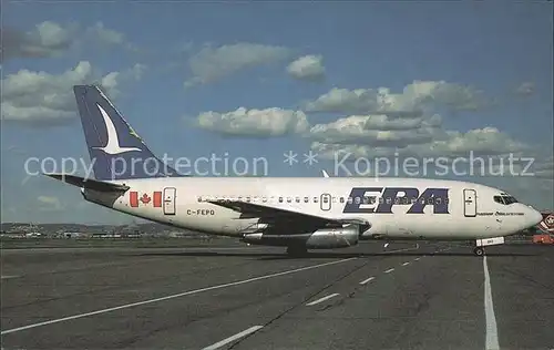 Flugzeuge Zivil EPA Boeing 737 2E1 Kat. Airplanes Avions