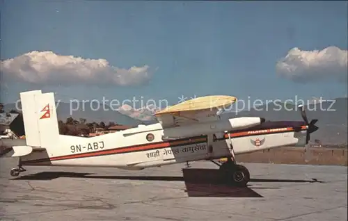 Flugzeuge Zivil Royal Nepal Airlines Pilatus PC 6 B2 H2 Turbo Porter  Kat. Airplanes Avions