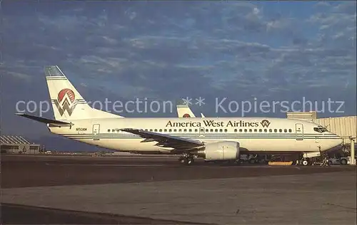 Flugzeuge Zivil America West Airlines Boeing 737 3G7  Kat. Airplanes Avions
