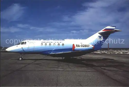 Flugzeuge Zivil Aerotent Master BAe 125 RA 02807 Kat. Airplanes Avions