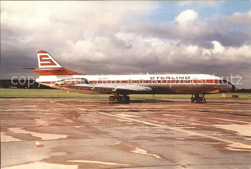 Flugzeuge Zivil Sterling Airways OY STH SE210 Caravelle 10B C N 262 Kat. Airplanes Avions