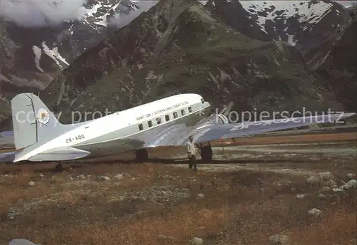 Flugzeuge Zivil Mount Cook and Southern Lakes Tourist Co. Ltd. DC3 ZK AOD  Kat. Airplanes Avions