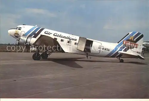Flugzeuge Zivil Air Atlantique DC 3 G AMSV  Kat. Airplanes Avions