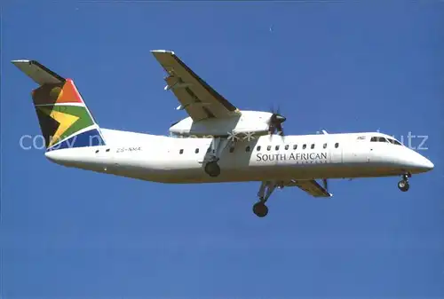 Flugzeuge Zivil South African Express DHC8 315 ZS NMA c n 358 Kat. Airplanes Avions