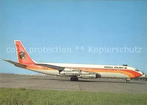 Flugzeuge Zivil Angola Airlines Boeing 707 349C  Kat. Airplanes Avions