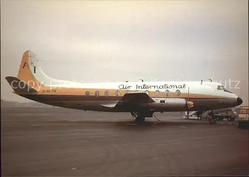 Flugzeuge Zivil Air International Viscount 700 G APPX  Kat. Airplanes Avions