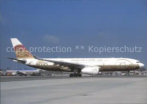 Flugzeuge Zivil Gulf Air Airbus 330 200 A40 KF  Kat. Airplanes Avions