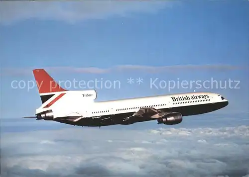 Flugzeuge Zivil British Airways TriStar Kat. Airplanes Avions