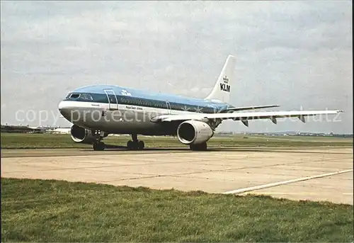 Flugzeuge Zivil KLM Airbus 310  Kat. Airplanes Avions