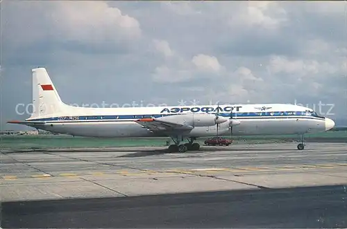 Flugzeuge Zivil Aeroflot Ilyushin IL 18 CCCP 74256 Kat. Airplanes Avions