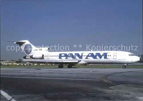 Flugzeuge Zivil Pan Am B727 227 N551PE Cn 20772 Kat. Airplanes Avions