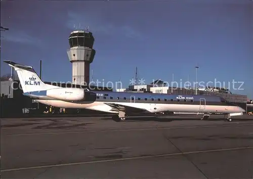 Flugzeuge Zivil KLM Embraer 145 PH RXB Cn145320 Kat. Airplanes Avions