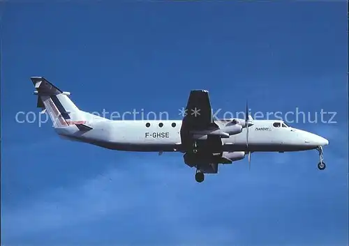 Flugzeuge Zivil Flandre Air Beechcraft Beech 1900C Airliner Kat. Airplanes Avions