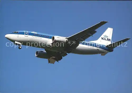 Flugzeuge Zivil KLM Royal Dutch Airlines Boeing 737 Kat. Airplanes Avions