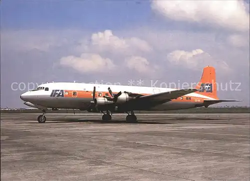 Flugzeuge Zivil IFA International Freight Airways Douglas DC 6B  Kat. Airplanes Avions