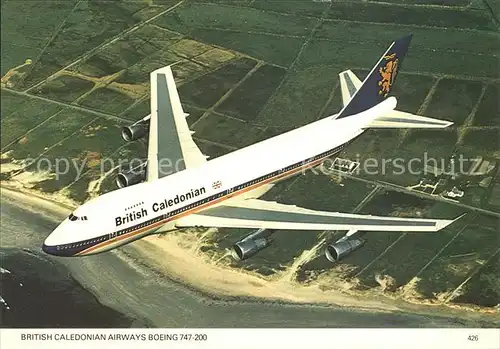 Flugzeuge Zivil British Caledonian Airways Boeing 747 200 Kat. Airplanes Avions