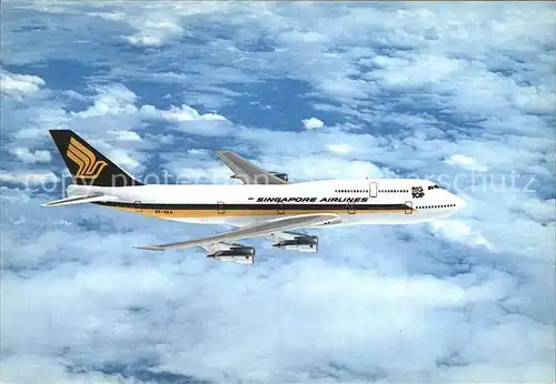 Flugzeuge Zivil Singapore Airlines Boeing 747 300 9V SKA Kat. Airplanes Avions