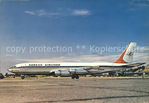 Flugzeuge Zivil Korean Airlines Boeing 707 320 C HL 7406 Kat. Airplanes Avions