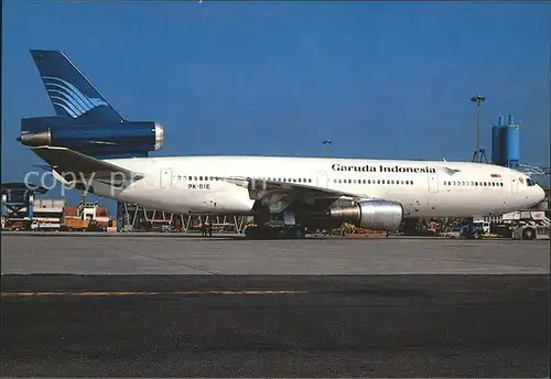 Flugzeuge Zivil Garuda Indonesia DC 10 30 PK GIE Kat. Airplanes Avions