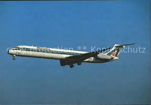 Flugzeuge Zivil Alitalia MD 82 I DAWP Kat. Airplanes Avions