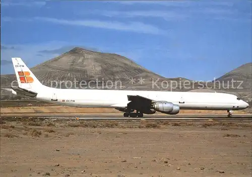 Flugzeuge Zivil Iberia Cargo McDDouglas DC 8 71F EC FVA  Kat. Airplanes Avions