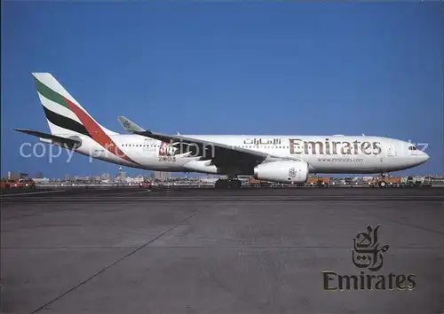 Flugzeuge Zivil Emirates Airlines Airbus 330 200 A6 EAN  Kat. Airplanes Avions