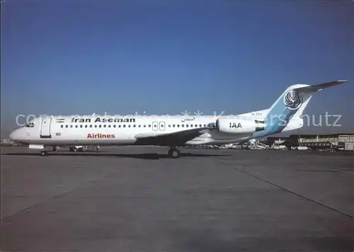 Flugzeuge Zivil Iran Aseman F100 HL 7211  Kat. Airplanes Avions