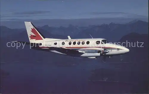 Flugzeuge Zivil Pacific Coastal Airlines Beechcraft King Air 100 C GPCB MSN B 45 Kat. Airplanes Avions