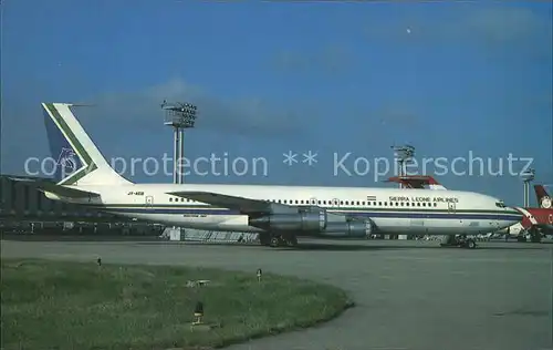 Flugzeuge Zivil Sierra Leone Airlines Boeing 707 323C JY AEB  Kat. Airplanes Avions
