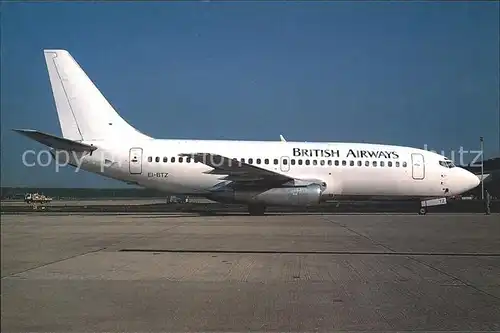 Flugzeuge Zivil British Airways Boeing 737 2UA EI BTZ c n 22576 761 Kat. Airplanes Avions
