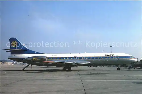 Flugzeuge Zivil Baltic Aviation SE.210 Caravelle 10B3 OY STF c n 257 Kat. Airplanes Avions