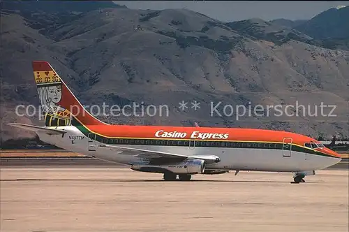 Flugzeuge Zivil Casino Express Boeing 737 2H4 N456TM c n 20336 239 Kat. Airplanes Avions