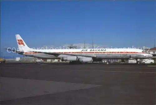 Flugzeuge Zivil Air Bahama DC 8 63CF TF FLE c n 46101 Kat. Airplanes Avions