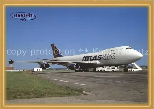 Flugzeuge Zivil Boeing 747 400F Atlas Air  Kat. Airplanes Avions