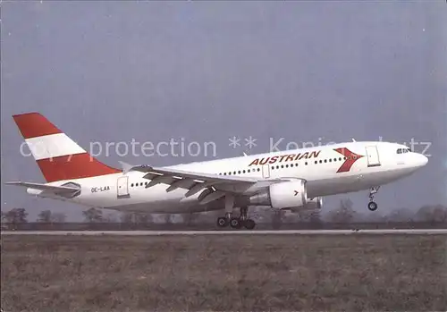 Flugzeuge Zivil Austrian Airlines Airbus A 310 324 OE LAA  Kat. Airplanes Avions