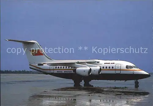 Flugzeuge Zivil Druk Air BAe 146 100 Kat. Airplanes Avions