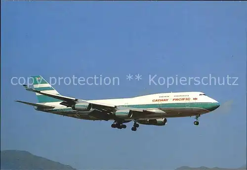 Flugzeuge Zivil Cathay Pacific Boeing 747 400 VR HOR  Kat. Airplanes Avions