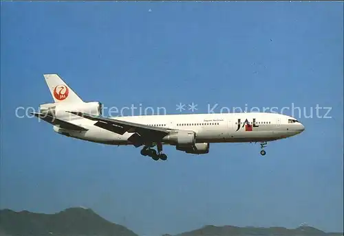 Flugzeuge Zivil Japan Airlines Douglas DC 10 40 JA 8539 Kat. Airplanes Avions
