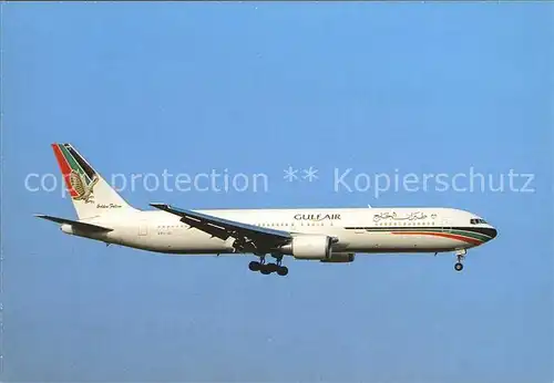 Flugzeuge Zivil Gulf Air Boeing 767 300 ER A40 GI Kat. Airplanes Avions