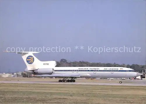 Flugzeuge Zivil Air Ukraine Tupolev 154M 85700 Kat. Airplanes Avions