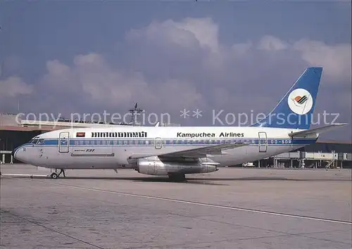Flugzeuge Zivil Kampuchea Airlines Boeing 737 229C OO SDR c n 21738 576 Kat. Airplanes Avions