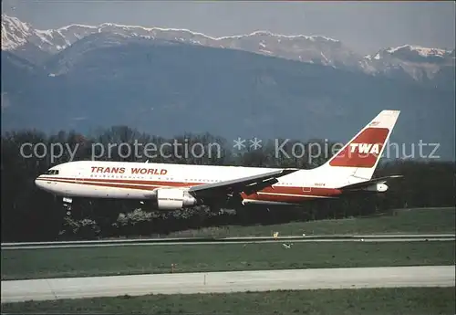 Flugzeuge Zivil TWA Boeing 767 231 ER N610TW  Kat. Airplanes Avions