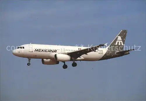 Flugzeuge Zivil Mexicana Airbus A320 231 XA RYS Cn 259 Kat. Airplanes Avions