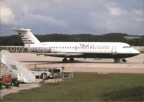 Flugzeuge Zivil Tikal Jets Airlines BAC 111 401 AK TG TJF cn 89 Kat. Airplanes Avions