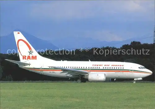 Flugzeuge Zivil RAM Royal Air Maroc Boeing 737 7B6 CN RNL  Kat. Airplanes Avions