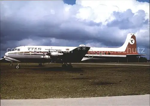 Flugzeuge Zivil TTAS DC 6B 9Y TEF c n 44424 Kat. Airplanes Avions